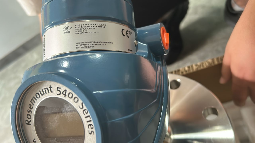 Rosemount 5400 Radar Level Transmitter Delivered to Customer for Industrial Level Measurement Application